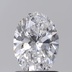 Oval 1.00ct D VVS2 Excellent Excellent Excellent None