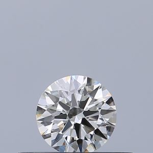 Round 0.25ct F VVS2 Excellent Excellent Excellent None