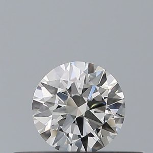 Round 0.20ct F VVS2 Excellent Excellent Excellent None