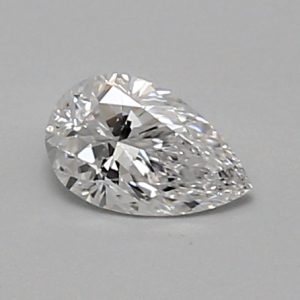 Pear 0.36ct D VVS2 Excellent Excellent Excellent None