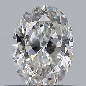 Oval 0.45ct F VVS2 Excellent Excellent Very Good None