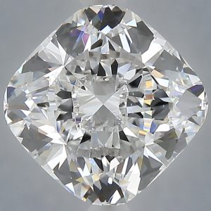 Cushion 3.04ct D VVS2 Na Excellent Excellent None