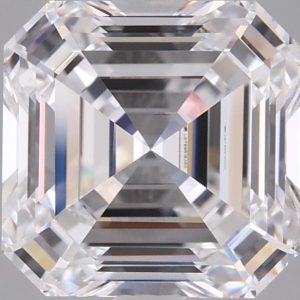 Asscher 3.05ct D VVS2 Excellent Excellent None