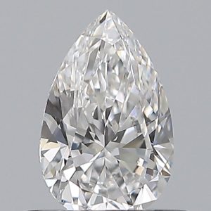 Pear 0.50ct D VS2 Excellent Excellent Excellent None