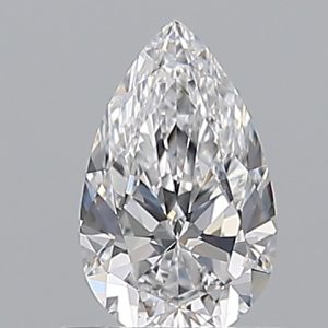 Pear 0.50ct D VS2 Excellent Excellent Excellent None