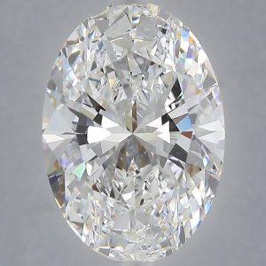 Oval 5.03ct E VVS2 Na Excellent Excellent None