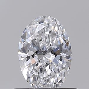 Oval 0.50ct D VVS2 Excellent Excellent Very Good None