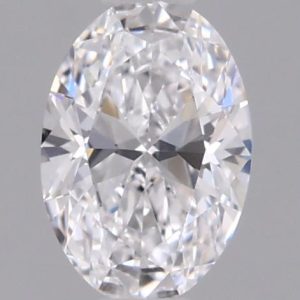 Oval 0.45ct D VVS2 Excellent Excellent None