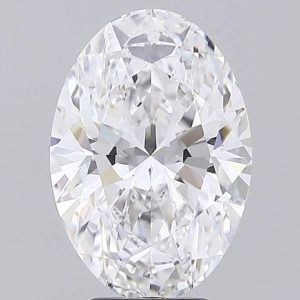 Oval 5.00ct E VVS2 Excellent Excellent None