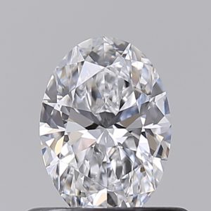 Oval 0.51ct D VVS2 Excellent Excellent Excellent None