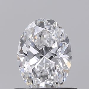 Oval 0.51ct D VVS2 Excellent Excellent Excellent None