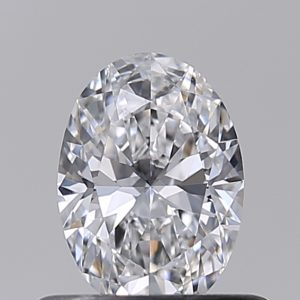 Oval 0.50ct D VVS1 Excellent Excellent Excellent None