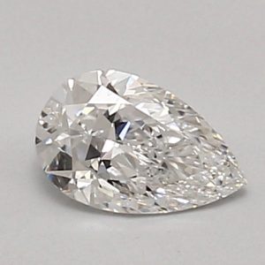 Pear 0.56ct D VVS1 Excellent Excellent Excellent None