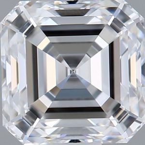 Asscher 1.03ct D VVS1 Excellent Excellent None