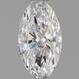 Marquise 0.50ct D VVS2 Excellent Excellent None