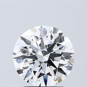 Round 2.02ct D VVS2 Ideal Excellent Excellent None