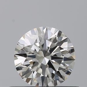 Round 0.50ct F VVS1 Excellent Excellent Excellent None