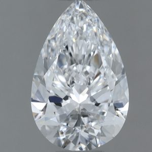 Pear 0.80ct D VVS2 Good Excellent Very Good Faint