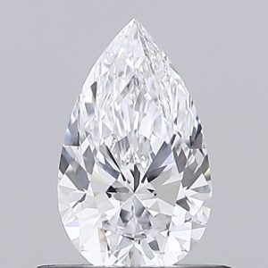 Pear 0.51ct D VVS2 Excellent Excellent None