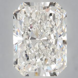 Radiant 4.09ct F VVS2 Na Excellent Excellent None