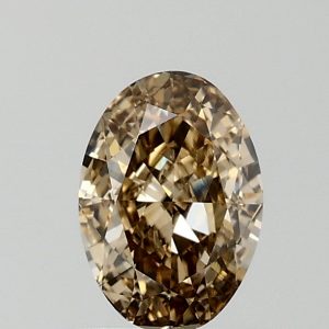 Oval 1.20ct Fancy BROWN VS2 Excellent Good Faint