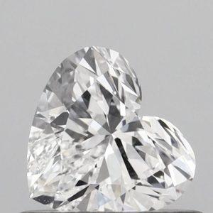 Heart 0.51ct D VVS2 Excellent Excellent None