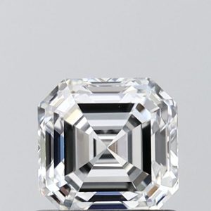 Asscher 1.00ct D VVS2 Excellent Excellent None