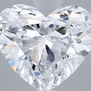 Heart 2.00ct D VVS2 Excellent Excellent None
