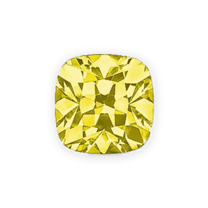 Cushion 1.10ct Fancy Yellow VS2 Very Good Very Good None
