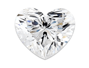 Heart 1.00ct D VVS2 Excellent Excellent None