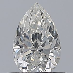 Pear 0.50ct F SI1 Very Good Excellent Very Good None