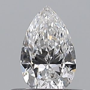 Pear 0.36ct D VS2 Excellent Very Good Very Good None