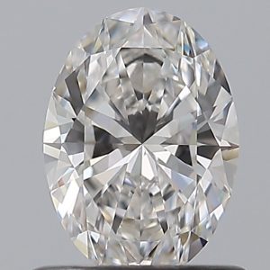 Oval 0.70ct F VVS1 Excellent Excellent Excellent None