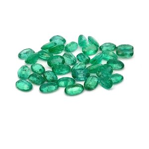 Smeraldi naturali 6x4 ovali AAA Zambia