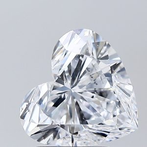 Heart 3.01ct D SI2 Excellent Excellent None