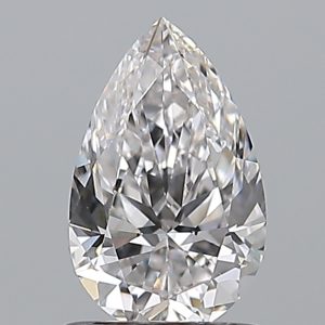 Pear 0.85ct E VVS1 Excellent Excellent Excellent None