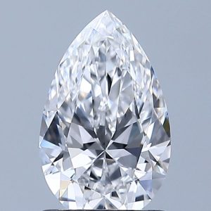 Pear 1.02ct D VVS1 Excellent Excellent None
