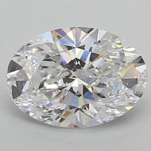 Oval 0.98ct D VVS2 Excellent Excellent Excellent None
