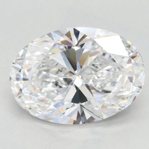 Oval 2.08ct D IF Excellent Excellent None