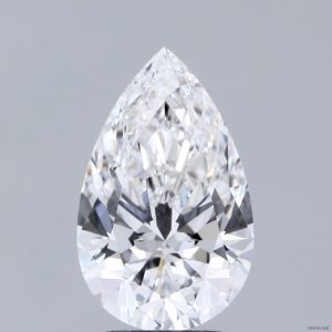 Pear 3.06ct D VVS2 Excellent Excellent None