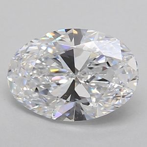Oval 1.00ct D VVS2 Excellent Excellent Excellent None