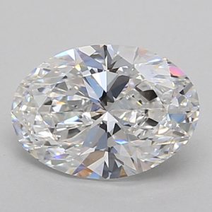 Oval 1.00ct D VVS2 Excellent Excellent Excellent None