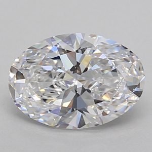 Oval 1.00ct D VVS1 Excellent Excellent Excellent None