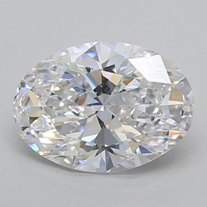 Oval 1.00ct D VVS1 Excellent Excellent Excellent None